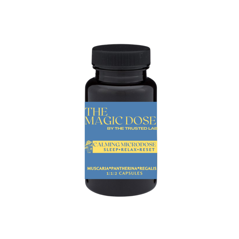 Calming Microdose Capsules for Sleep and Relaxation (1:2:1)