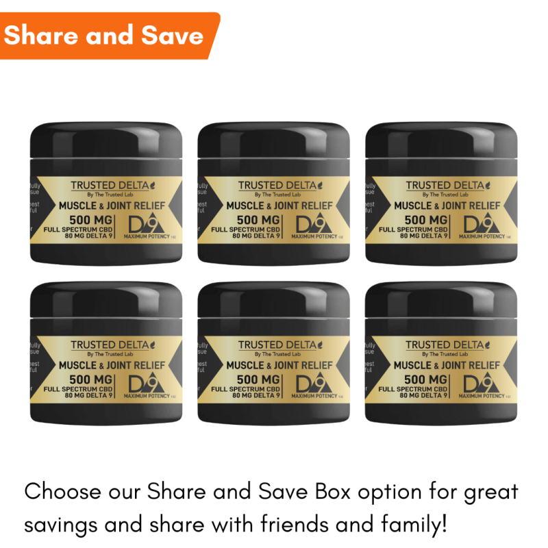Muscle and Joint Salve with Delta 9 and Full Spectrum CBD (1oz) - Image 3