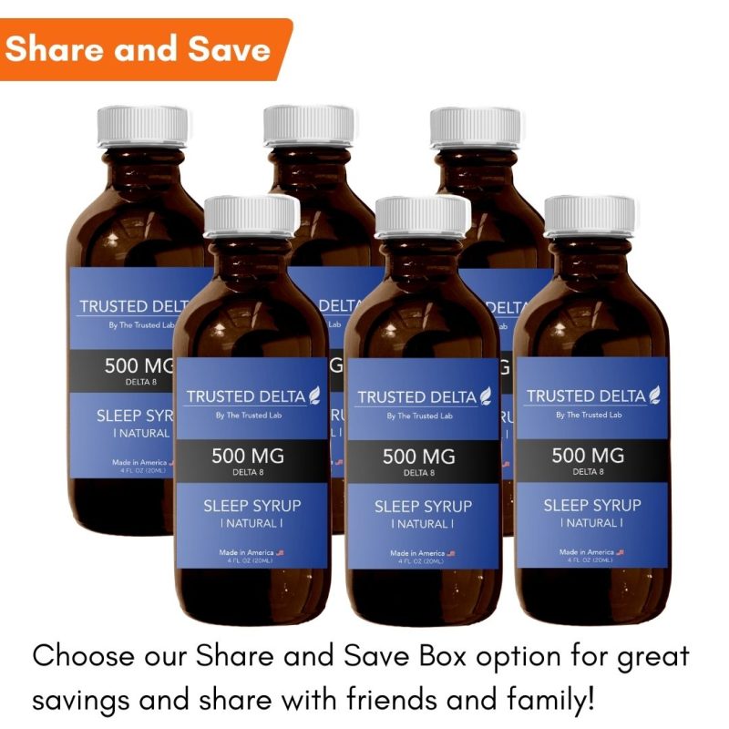 Trusted Delta D8 Sleep Syrup 500 mg (118 ml) - Image 4