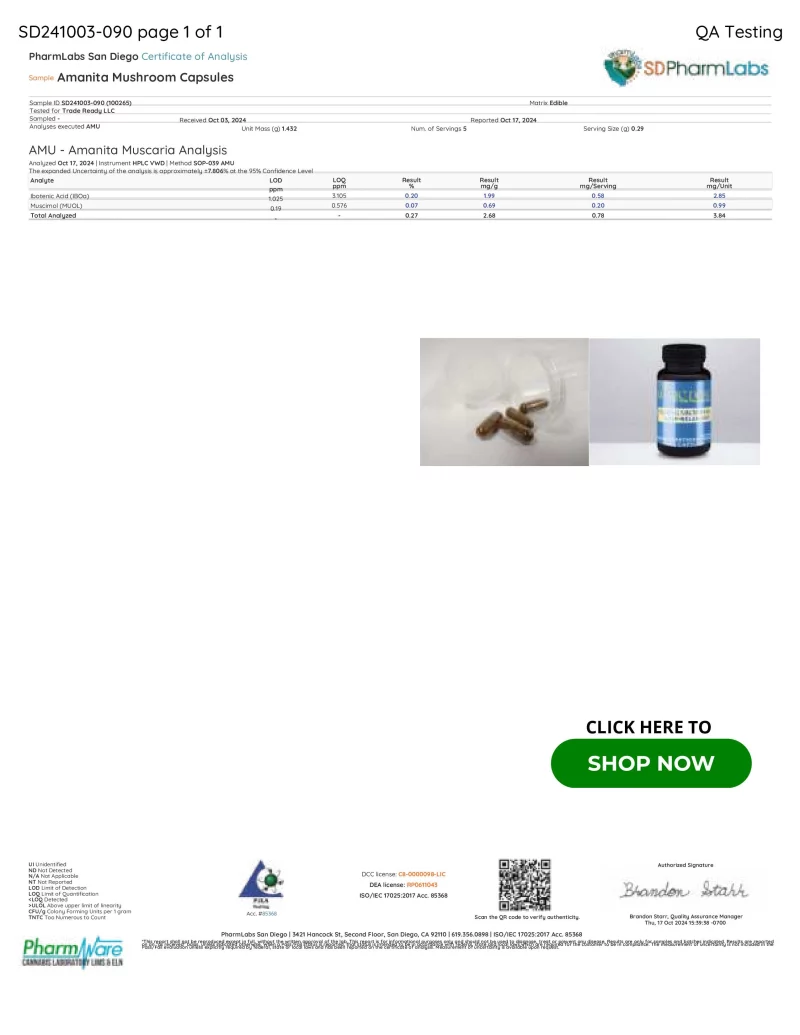 Calming Microdose Capsules for Sleep and Relaxation (1:2:1) - Image 2