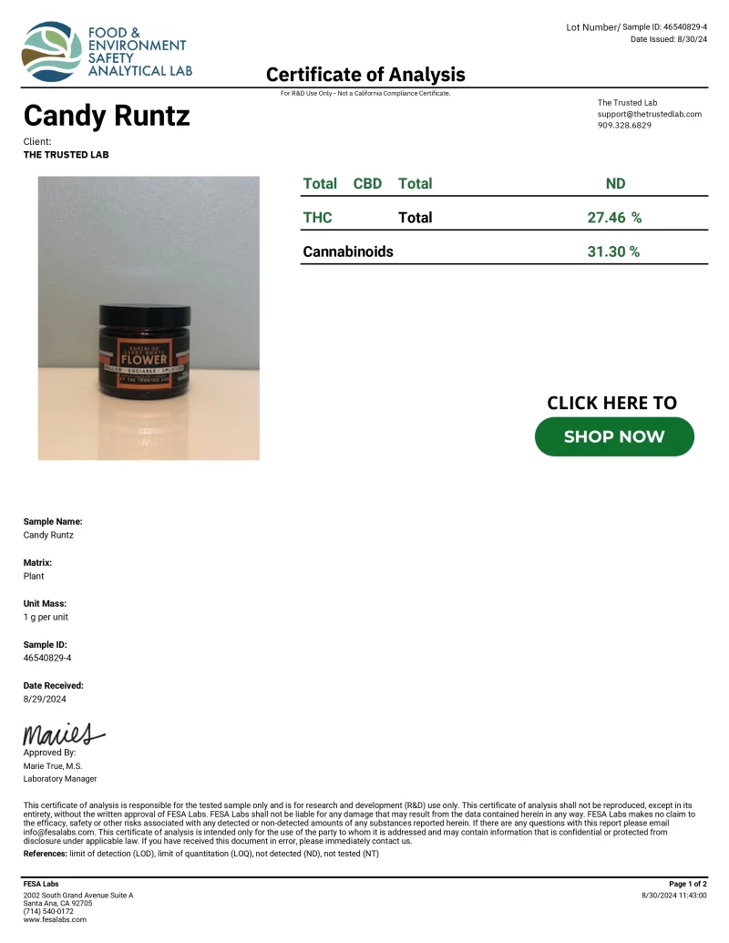 Limited Edition Premium THC-A Candy Runtz - Image 2