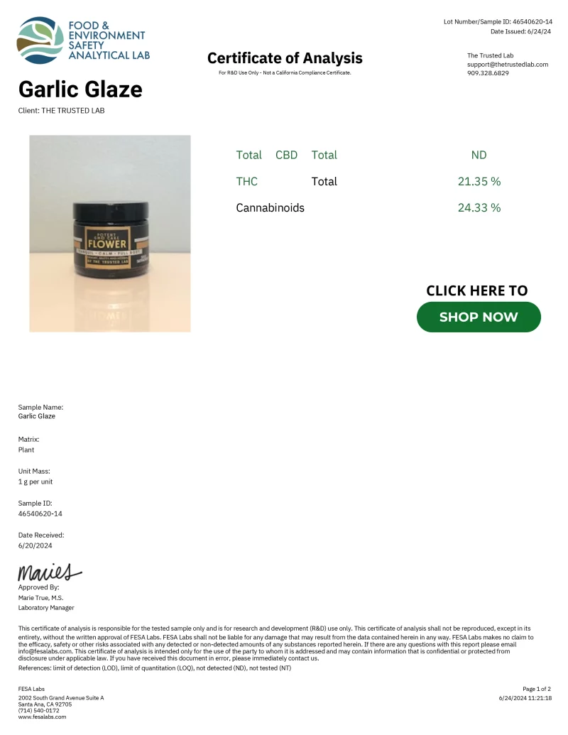 Limited Edition Premium THC-A GMO Cake - Image 2