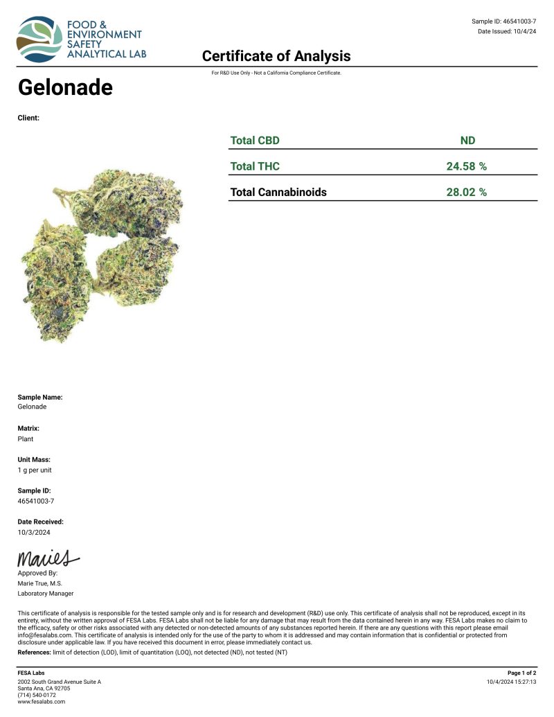 Limited Edition Premium THC-A Gelonade - Image 2